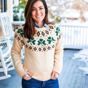 Kiel James Patrick Irish Fair Isle Sweater - Size X-Small NWT (never worn)